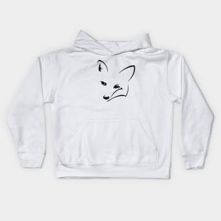 Friendly Fox Face Kids Hoodie